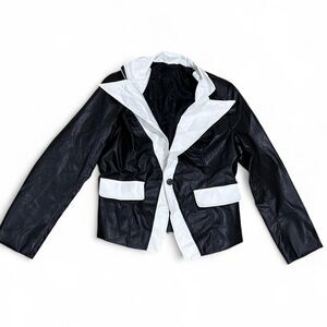 Ursime Women's Black and White Jacket